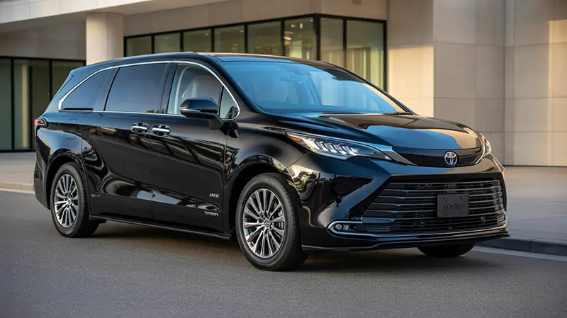 Toyota Sienna comfort van for Newark Airport family transfers