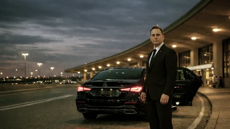 Newark Airport terminal guide showing Terminal A B C car service pickup locations