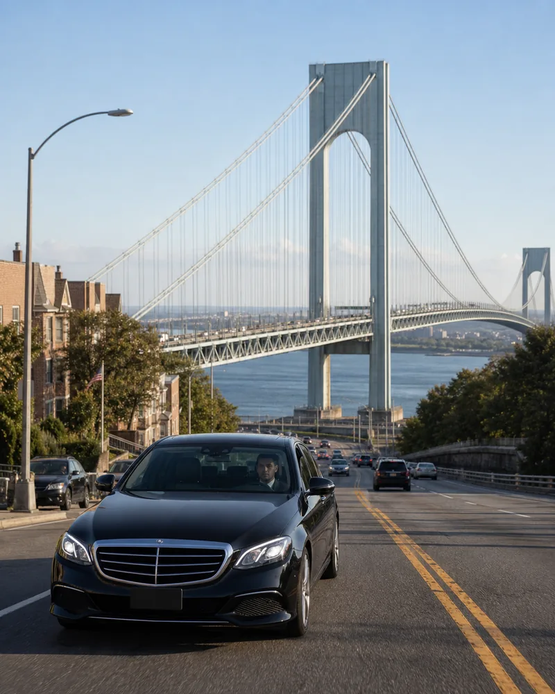 Bay Ridge Brooklyn to EWR via the Verrazzano-Narrows Bridge