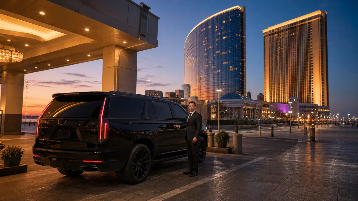Hard Rock and Ocean Casino porte cochère drop area in Atlantic City