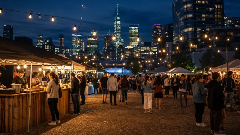 jersey city night market 2026 evening food stalls 1