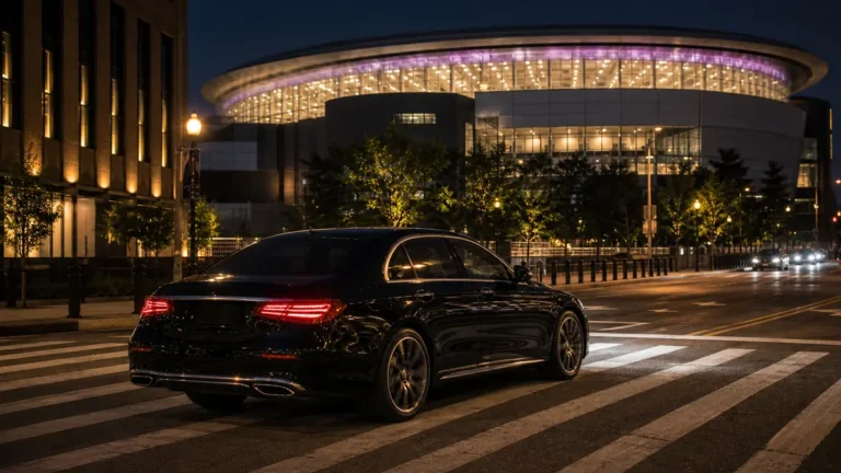 prudential center newark airport car service sedan downtown 1