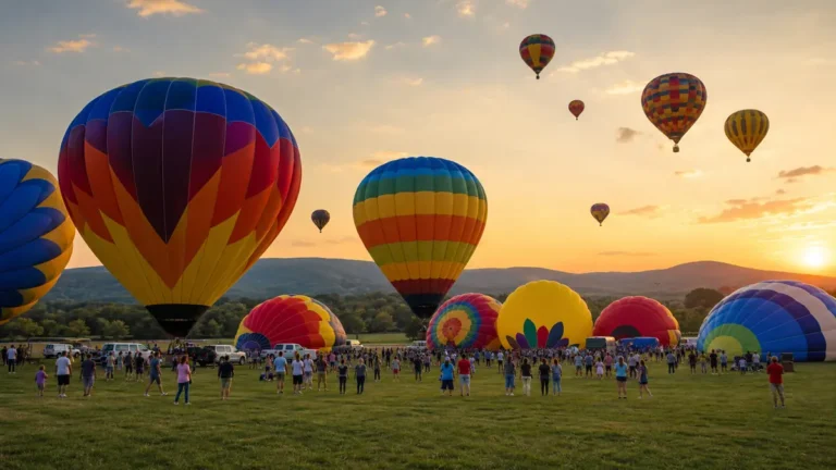 warren county nj balloon festival 2026 evening launch 1