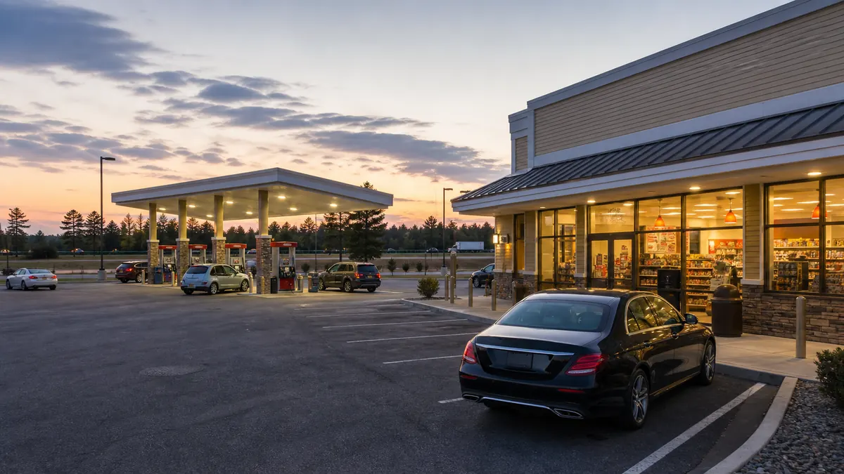 Wawa rest stop at AC Expressway Exit 3 for the EWR to Boardwalk drive